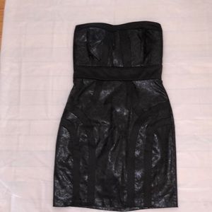 Kimora Kouture Black Strapless Mini Dress